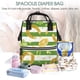 thumbnail image 5 of Fotbe Watercolor St Patrick Day Mochila Maternidad - Lona de Sarga Impermeable, Mochila de Pañales de Gran Capacidad con Múltiples Bolsillos y Correas Ajustables, 5 of 6
