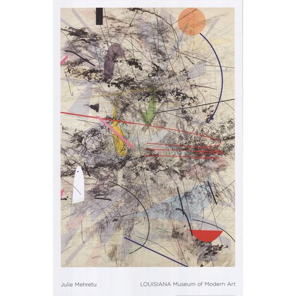 JULIE MEHRETU Easy Dark, 2017