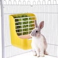 thumbnail image 1 of 2 in 1 Food Hay Feeder for Guinea Pig, Rabbit Feeder, Indoor Hay Feeder for Guinea Pig, Rabbit, Chin, 1 of 5