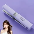 thumbnail image 2 of Small Travel Straightener And Curling Ceramic Coated Fast Heating For Short Hair Wigs Extensions 3 Heat Settings USB C Power, 2 of 4