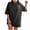 Black, variant on Staron Oversized T-Shirts for Women Plus Size Graphic Drop Shoulder Short Sleeve Summer Loose Pullover Tee Casual Fashion Round Neck Slogan Print Top, Blue S