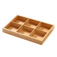 thumbnail image 1 of HBFAGFB Wooden Tea Bag Organizer with 6 Slots, Countertop Holder Box, 1 of 6
