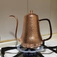 thumbnail image 5 of Wollet Handmade Pure Copper Coffee Pot Housewarming Gift, 5 of 11