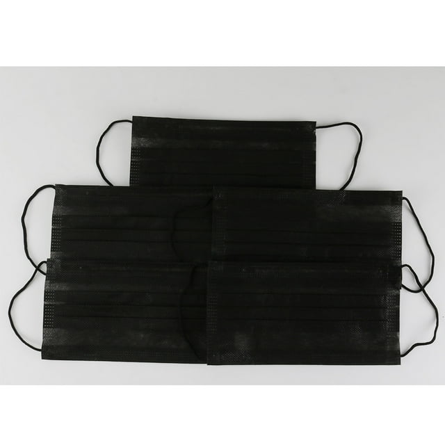 Disposable Mouth Mask with Elastic Earloops Anti-Dust Non-toxic Non-woven Face Mask Face Cover 50pcs