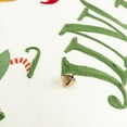 thumbnail image 3 of Rizzy Home Holiday Ivory/Multicolor Sentiment - "Mingle With A Jingle" Cotton 20"x20" Poly Filled Decorative Throw Pillow, 3 of 5