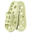 thumbnail image 4 of Spencer Shower Shoes for Women Men, Quick Drying Non Slip Bath Slippers with Drain Holes, Green, 4-5 Women, 4 of 10
