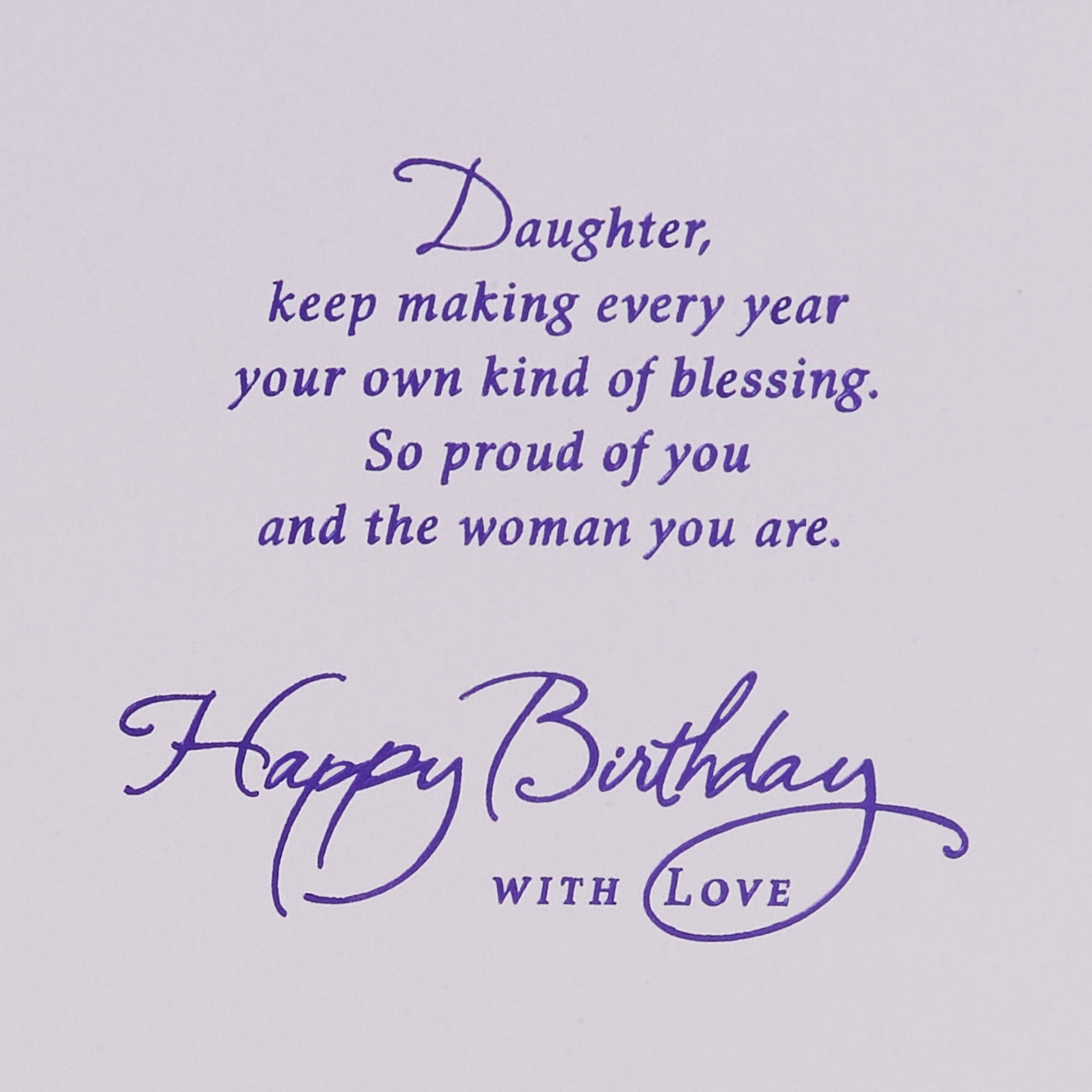 Hallmark Birthday Card for Daughter (Keep Making Your Own Kind of Blessings)