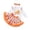 00-Orange550, variant on Tiijoy Girls Halloween Outfit Set Ruffle Long Sleeve T Shirt Skirt Headband 3Pcs Clothes Sets, White, Sizes 12M-5T