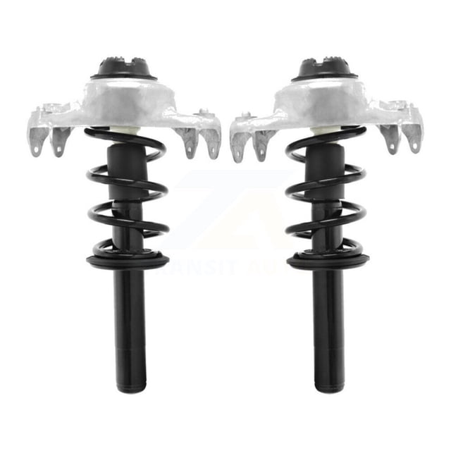 Transit Auto Front Complete Suspension Shocks Strut and Coil Spring Mount Assemblies Kit for Car Audi A4 Quattro A5 Excludes Sport Electronic Left Right Side (Driver Passenger) K78A-100077