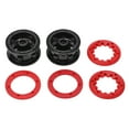 thumbnail image 6 of 2Pcs Wheel Rim Brushless Crawler Wheel Hub Red for Racing 10 7548 1 1/10 Desert SUV, 6 of 8