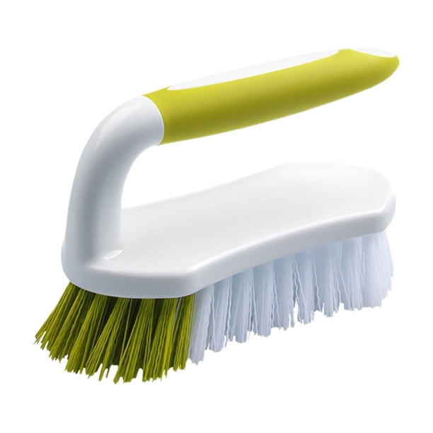 Yhmxh Utensilios de cocina Cepillo para fregar, cepillo de limpieza doméstico con cerdas rígidas, apto para alfombras, duchas, baños, cocinas, piscinas, azulejos y fregadores de baño.