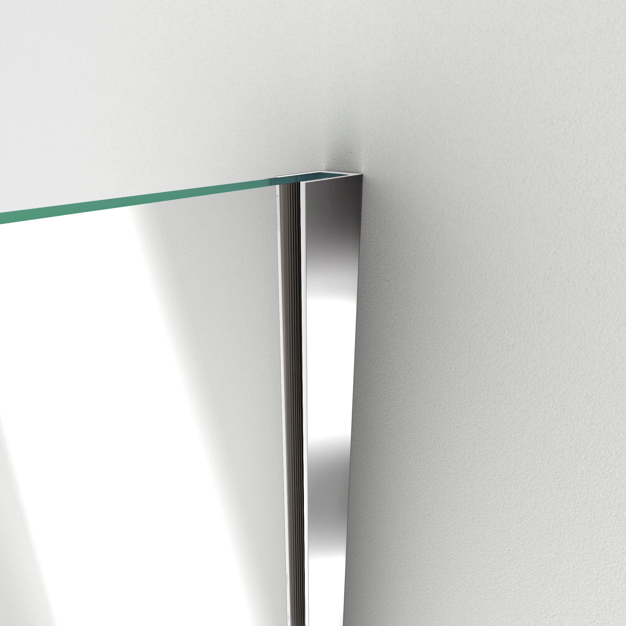 DreamLine Unidoor-X 39 1/2-40 in. W x 72 in. H Frameless Hinged Shower Door in Satin Black