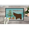 thumbnail image 2 of Caroline's Treasures BB9219MAT Poitou Poiteuin Donkey Christmas Door Mat, Indoor Rug or Outdoor Welcome Mat 18x27, 2 of 4