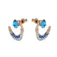 thumbnail image 4 of Linda Y oreja De La Cuelgan Los Pendientes Para Las Mujeres Minúsculas Joyas De Oro Y Cristal Yinane Pendientes de chicas, 4 of 7