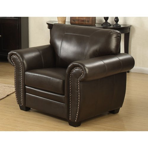 Ac Pacific Louis Traditional Brown, Abbyson Living Palazzo Leather Sofa