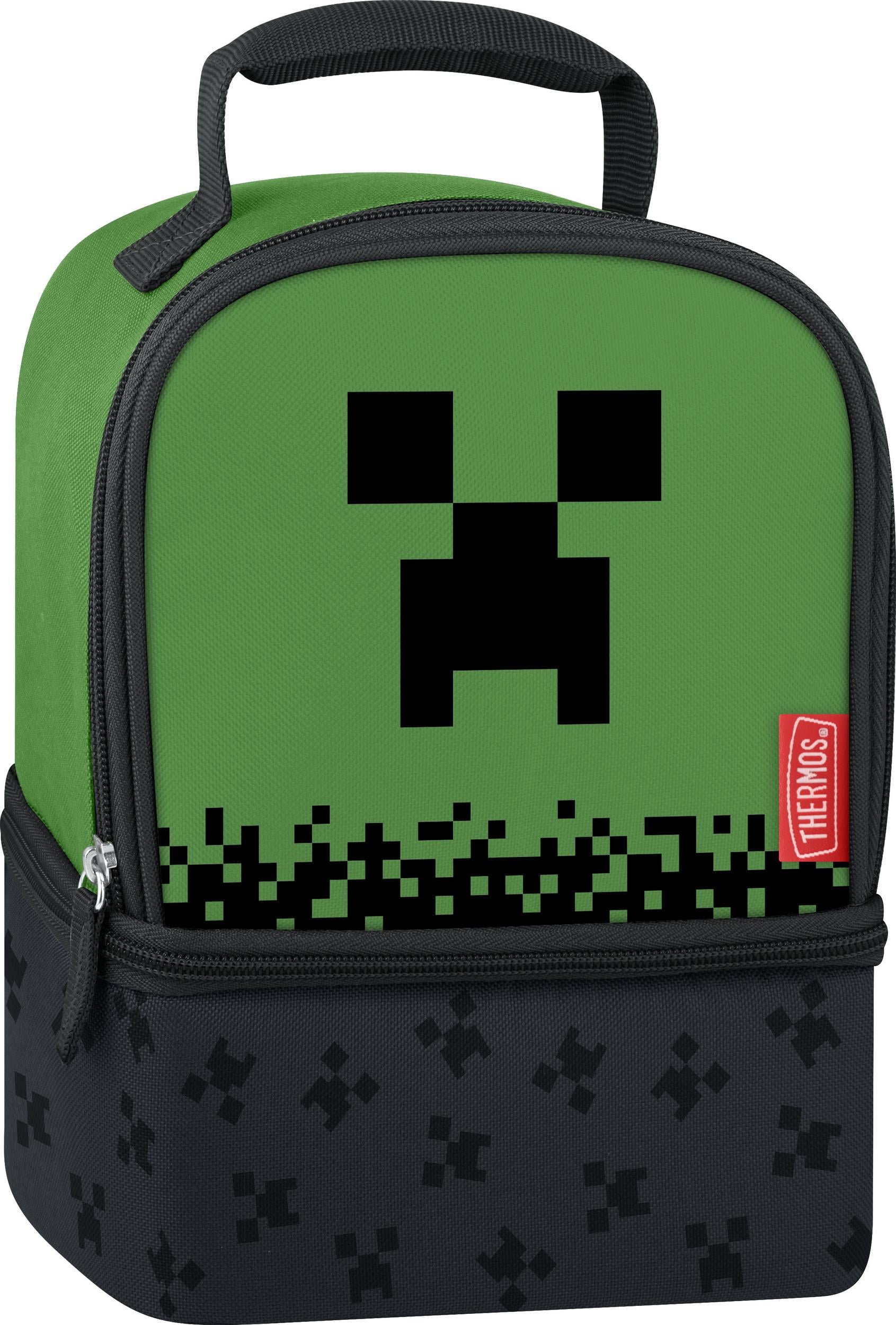 Thermos Minecraft Cube/Brick Grass Wall Licensed Lunch Kit