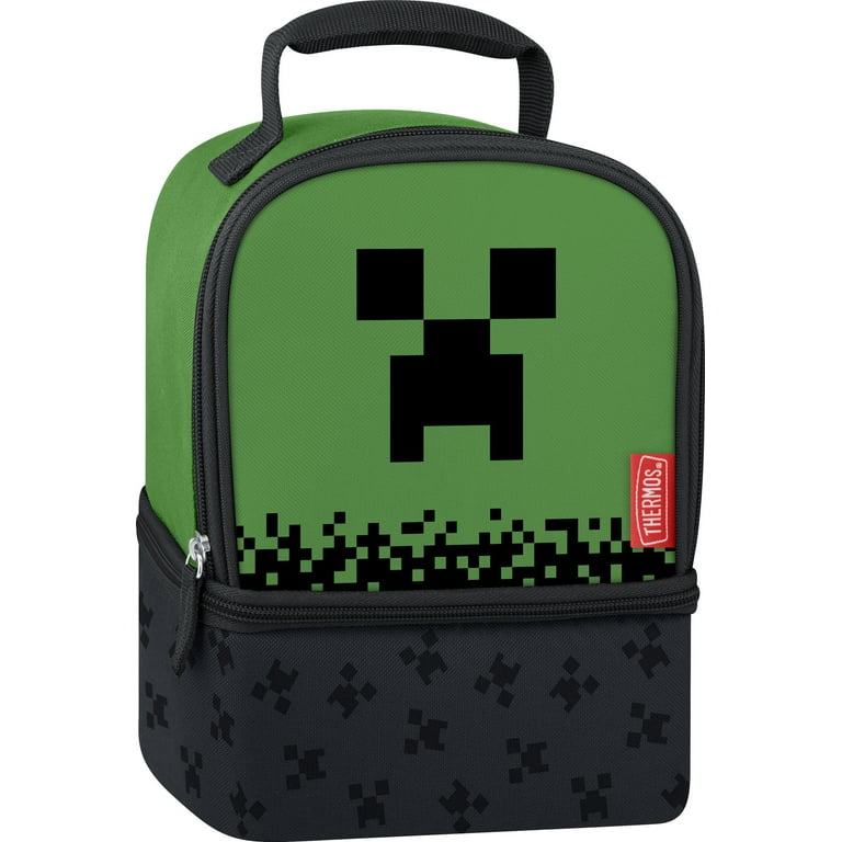 Minecraft Creeper Sandwich Lunch box GREEN Plastic