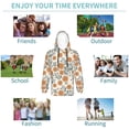 thumbnail image 5 of Balery Sunflowers 5 Pattern Boys Hoodie, Youth Pullover Hooded Sweatshirt, Kangaroo Pocket Hoodie for Kids Girls -Large, 5 of 6