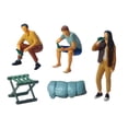 thumbnail image 2 of TISHITA 5 Pieces 1/64 BBQ People Figures Set with Accessories Collections S Scale Layout B, 2 of 8