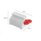 thumbnail image 2 of 3 piezas de exprimidor de pasta de dientes con tubo rodante, soporte para asiento de pasta de dientes, dispensador giratorio de pasta de dientes para baño (color mixto), 2 of 7
