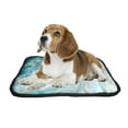 thumbnail image 2 of ABPHQTO Marble Texture Eastern Technique Ebru Pet Dog Cat Bed Pee Pads Mat Cushion Potty Dogsblankets Crate Bed Kennel 36x48 inch, 2 of 4