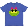 thumbnail image 3 of Inktastic Frog Face Girl Youth T-Shirt, 3 of 5