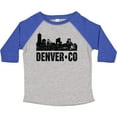 thumbnail image 3 of Inktastic Denver Colorado Skyline Grunge Boys or Girls Toddler T-Shirt, 3 of 5