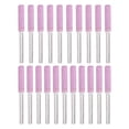 thumbnail image 1 of Uxcell 5/32 pulgadas afilador de motosierra de diamante piedra de afilar, rosa 21 piezas, 1 of 6