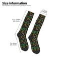 thumbnail image 2 of KLL Pineapples Print Cool Socks Men's Women's Crew Socks Funny Crazy Novelty Stockings, 2 of 6