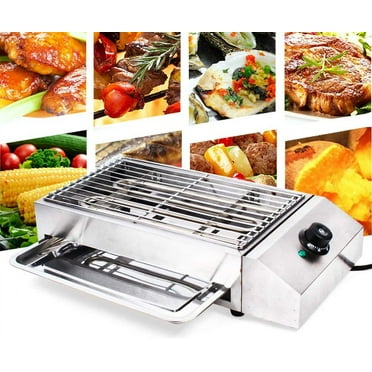 2800W Commercial Electric Griddle Flat Top Grill,Portable Smokeless BBQ Cooking Oven,Smokeless Indoor Searing Grill,50-300℃ Temp Range