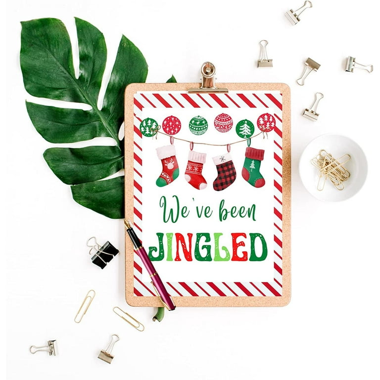 we-ve-been-jingled-25-pack-8-5x11-inches-standard-paper-size-you-ve-been-jingled-signs-for-games-with-neighbors-friends-co-workers-for-christmas-holiday-fun-stocking-and-ornament-design-walmart-com for You Ve Been Jingled Free Printable We've Been Jingled 25 Pack 8.5x11