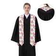 thumbnail image 4 of Fotbe Colorful Flowers Printed Class of 2024 Graduation Stole, 4 of 7