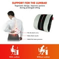 thumbnail image 4 of HealthMate Heated Massage Lumbar Cushion - Gray, 4 of 5