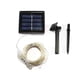 thumbnail image 2 of Guirnalda de luces solares LED de alto brillo con cable de cobre duradero, 50 luces LED para exteriores, 8 modos, 5 m, 2 of 14