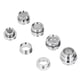 thumbnail image 5 of Mujer 7pcs/set Masculino Kit de Adaptador de Grifo Femenino Con Adaptador de Aire Acondicionado de la Junta Juego para la Manguera de Jardín Fregadero de la Cocina, 5 of 7