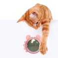 thumbnail image 1 of Juguetes para lamer gatos en forma de cangrejo, juguetes para morder gatos saludables, accesorios para mascotas (rosa), 1 of 5