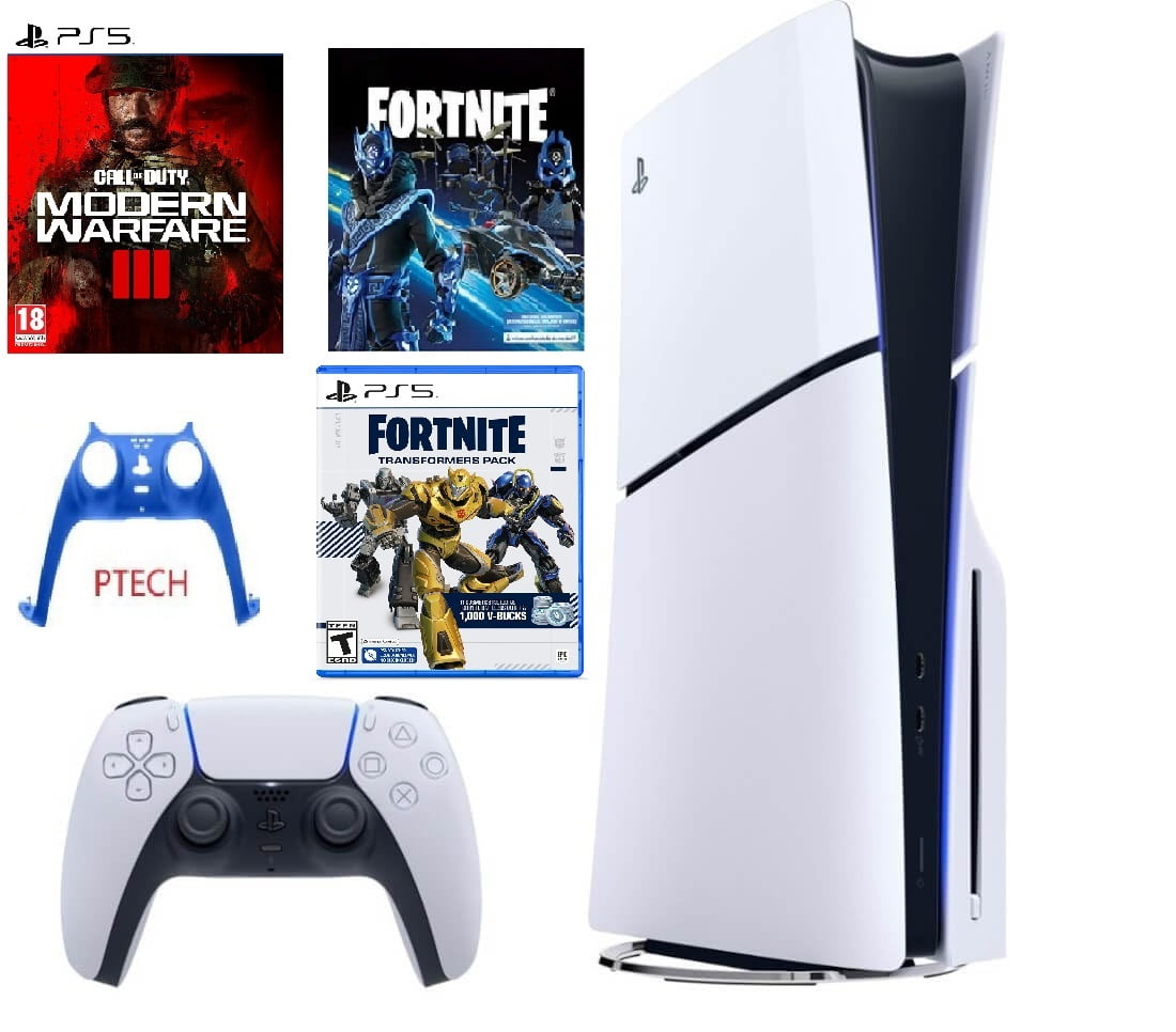 Sony PS5 Slim Console with Spider-Man 2 & Horizon Forbidden