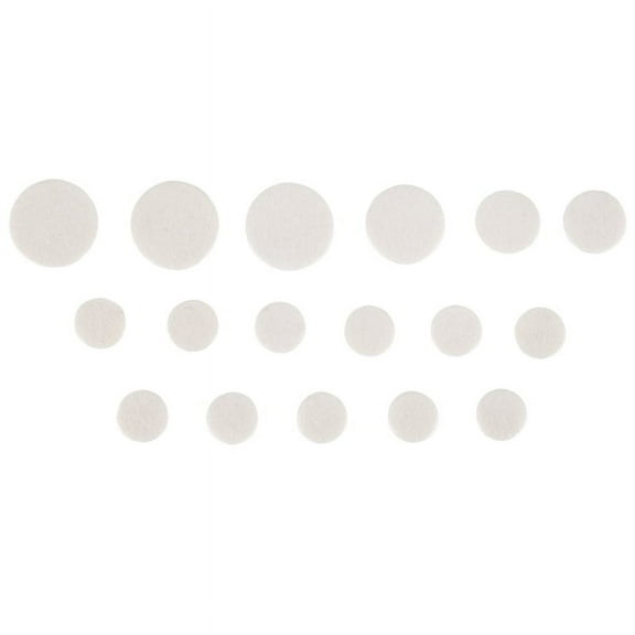 17Pcs Clarinet Leather Pads Replacement for Exquisite Wind Instrument