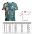 thumbnail image 2 of Lucky Koi Fish Lotus Leaf T Shirts Basic T-Shirt Short Sleeve Ladies Tee Shirt Summer Graphic Clothing, 2 of 6