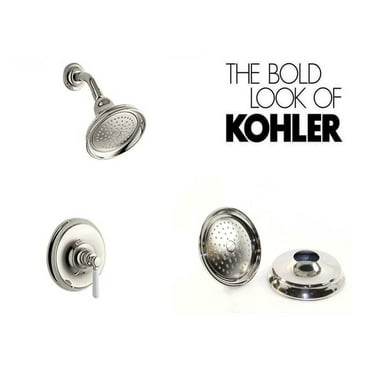 Kohler TS10583-4-SN Nickel Round 1 Handle Rite-Temp Shower Valve Trim