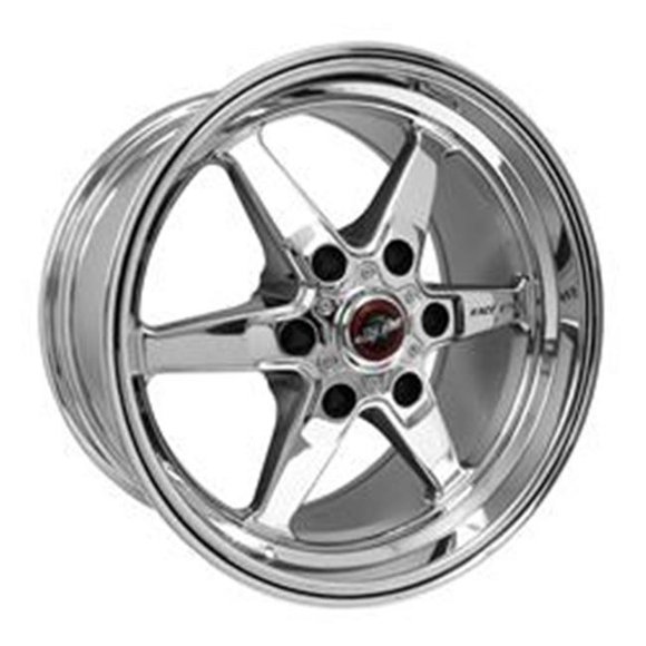 Race Star 93-795653C 17 x 9.5 & 6x5 BC 6.63 BS 93 Truck Star Direct Drill Chrome Wheel