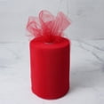thumbnail image 2 of Craft And Party- Red 6" x 50-yard Tulle Roll Spool - Tutu Wedding Gift Craft Bow Decoration, 2 of 4
