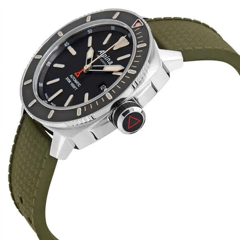 Alpina Seastrong Diver 300 Green Band Alpina Seastrong Diver 300