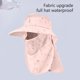 thumbnail image 4 of Shawl Sun Hat Face Shading Fisherman Hat With Ponytail Hole Sun Hat Children, 4 of 7