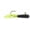 Black, variant on Apex Tackle Rigged Salt Tubes Freshwater Gamefish Soft Plastic Lure, Black/Chartreuse, 1 1/2", 5-pack