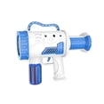 thumbnail image 1 of 10-Hole Bubble Machine with Light, Fully Automatic Outdoor Bubble Gun Bazooka Bubble Machine (Blue), 1 of 1