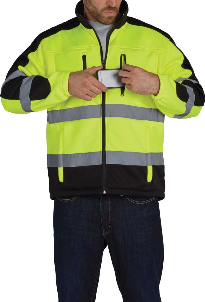 UHV427 Full Zip Soft Shell Hoodie - Utility Pro Wear 5XL / Yellow / Soft Shell