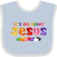 thumbnail image 3 of Inktastic Jelly Bean Jesus Boys or Girls Baby Bib, 3 of 4
