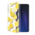 thumbnail image 2 of FINCIBO Soft TPU Clear Case Slim Protective Cover for Motorola Moto G Stylus 6.4" 2020, Lemon Slice Pattern, 2 of 3