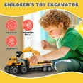 thumbnail image 7 of Excavator Toys for Boys 3-6 Years, 3 Year Old Toy Truck, Toddler Construction Vehicles Cars, Birthday Gift for Boys & Girls, 7 of 7